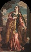 Paolo Veronese St Lucy and a Donor oil painting on canvas
